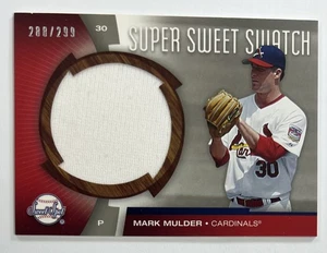 2006 Upper Deck #SW-MM Mark Mulder Super Sweet Swatch Relic 288/299 AR134 - Picture 1 of 2