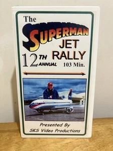 Superman Jet Rally 12th Annual SKS Video VHS Tape Chuck Spoto Marc Froehn RARE - Picture 1 of 9