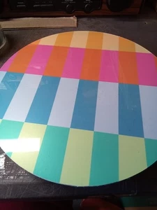 Tocadiscos Target Bullseye Primavera/Verano 2024 Madera Lazy Susan 10" Diámetro NUEVO - Imagen 1 de 2