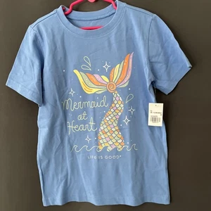 Life Is Good Kids Medium Crusher T-shirt 100% Cotton Short Sleeve - Picture 1 of 3