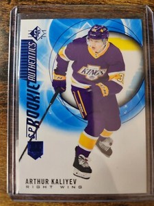2020-21 Upper Deck SP Arthur Kaliyev Rookie Authentics Blue RC #104 LA Kings