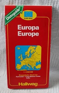 Hallwag European Distoguide Map 1995 1996 - Picture 1 of 10
