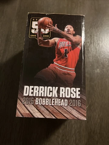 2015-2016 Derrick Rose NBA Chicago Bulls 50th Season SGA Bobble Bobblehead Doll Cover
