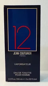 Jean Couturier 12 Eau de Toilette de Spray 100 ml 3.3 fl.oz. New Vintage - Bild 1 von 2