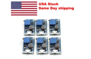 MT3608 DC 2A Step Up Power Boost Module 2v~24v Converter micro USB  - 6 pcs - Picture 1 of 2