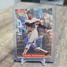 1994 Nabisco FRANK ROBINSON All Star Legends Signed with Cert Of Authenticity!