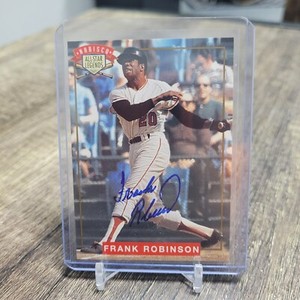 1994 Nabisco FRANK ROBINSON All Star Legends Signed with Cert Of Authenticity!