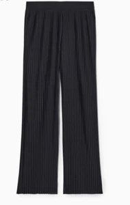 COS Black Pleated Trousers Large. - Picture 1 of 2