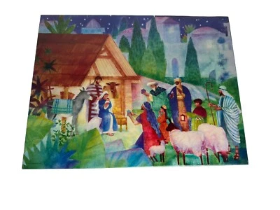 Vintage Springbok The Nativity 500 Piece Puzzle Factory SEALED 2001 18x23.3" New - Image 1 of 4