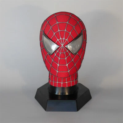 Marvel Comics Spider-man Handmade Mask Headwear Wearable Facepiece Cosplay Props - Image 1 of 4