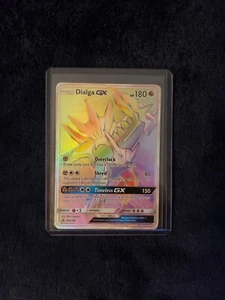 NM Dialga GX Secret Rare 164/156 Ultra Prism Rainbow Holo Full Art - Picture 1 of 2