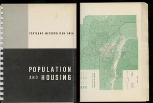 1963 Portland OR Metro Census study POPULATION and HOUSING Maps Data More! - Picture 1 of 4