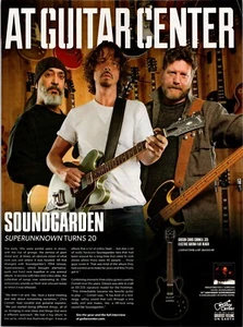 ANNUNCIO STAMPA VINTAGE 2014 GIBSON 335 SOUNDGARDEN CHRIS CORNELL - Foto 1 di 1