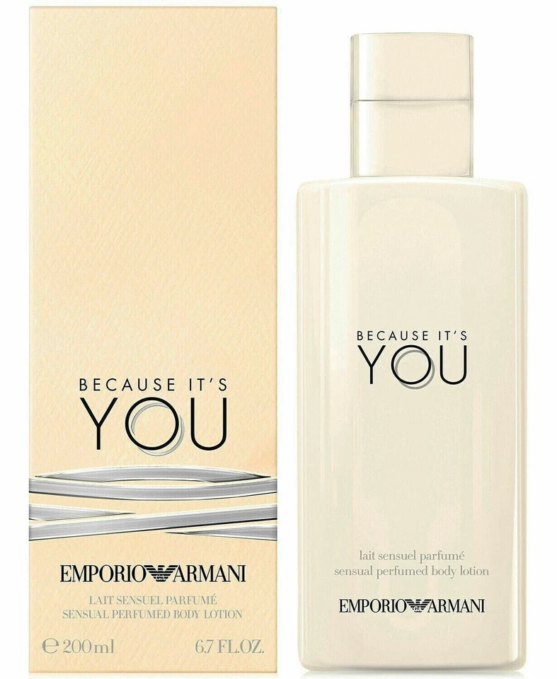 Loção Corporal Perfumada Feminina Giorgio Armani Because It's You Sensual 6,7 oz - Imagem 1 de 2
