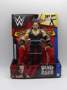 WWE Bend ‘N Bash UNDERTAKER Wrestling Figure Mattel New - Picture 1 of 3
