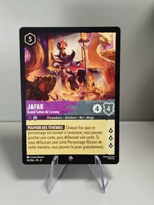 Carte LORCANA FR - Chapitre 8 74/204 Jafar Super Rare non Foil Neuf - Imagen 1 de 2