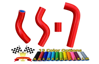 Silicone Radiator Hose Fit BMW E10 1600/1800/1602/2002 TI/TII/TURBO 1966-76 RED - Image 1 of 4