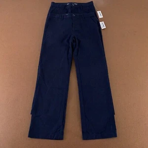 Old Navy Boys Size 10 Ink Blue Uniform Built-In Flex Straight Pants 2-Pack NWT - Picture 1 of 6