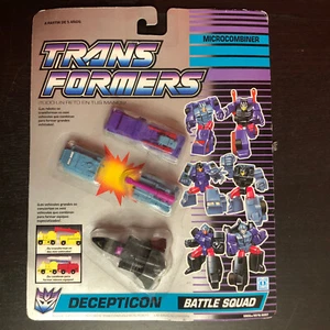 Battle Squad Microcombiner NEW 1990 Vintage Hasbro G1 Transformers Figures - Picture 1 of 8