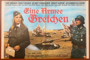 Document Publicitaire GRETCHEN SANS UNIFORME Eine Armee Gretchen 1973 - Imagen 1 de 2