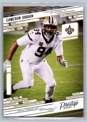 2021 Panini Prestige Cameron Jordan #136 New Orleans Saints - Image 1 of 2