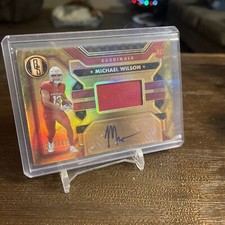 2023 Panini Gold Standard Michael Wilson Rookie Patch Auto 045/199 RPA 🔥