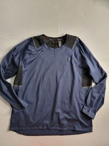 Camisa de Entrenamiento Spyder Active para Hombres 2XL Reflectante Azul Negro Manga Larga Pullove - Imagen 1 de 8