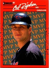 1990 Donruss Bonus MVP's #Cal Ripken Jr. BC-18 Baltimore Orioles Hall of Famers