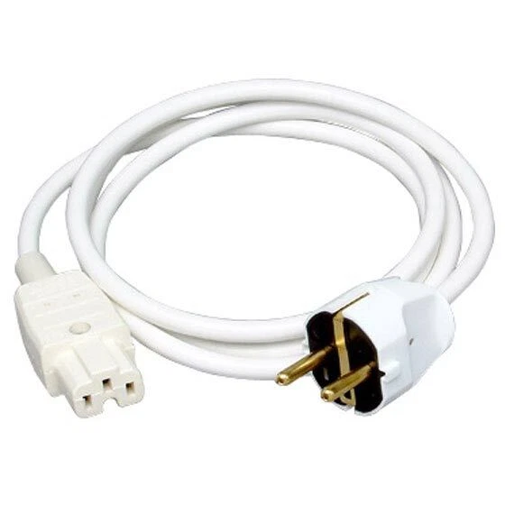 Kopp Stecker u. Warm-Gerätesteckdose Warmgeräte Zuleitung H05VV-F 3G 1,5m weiß - Bild 1 von 1