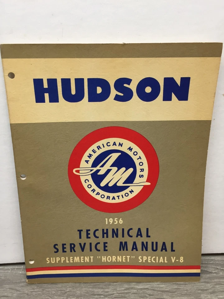 56 1956 Hudson Supplement Hornet special v-8 Technical Service Shop Manual OEM - Image 1 of 4