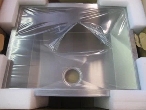 HOUZER CTS-2300 CONTEMPO SERIES UNDERMOUNT SINGLE STAINLESS KITCHEN SINK MSR$746 - Picture 1 of 3