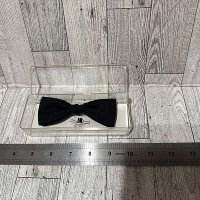 Pajarita negra a presión Beau Brummell vintage Foto 1 de 4