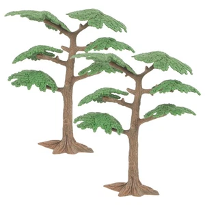 2 piezas Paisaje Árbol Juguetes Niño Artesanía Artificial Arquitectura Modelo Árboles - Imagen 1 de 12