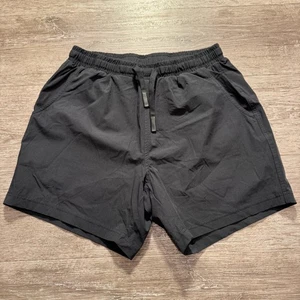 Pantaloncini corti fondo orso uomo medi 5,5" neri elasticizzati foderati in vita performance adulto - Foto 1 di 8