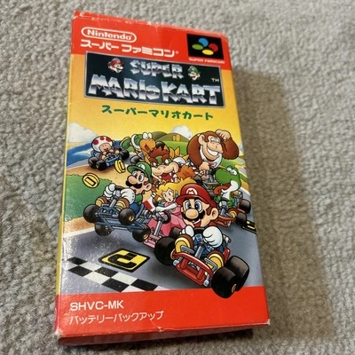 Super Mario Cart Nintendo Super Famicom SFC Used Japan Racing Game 1992 Boxed - Image 1 of 3
