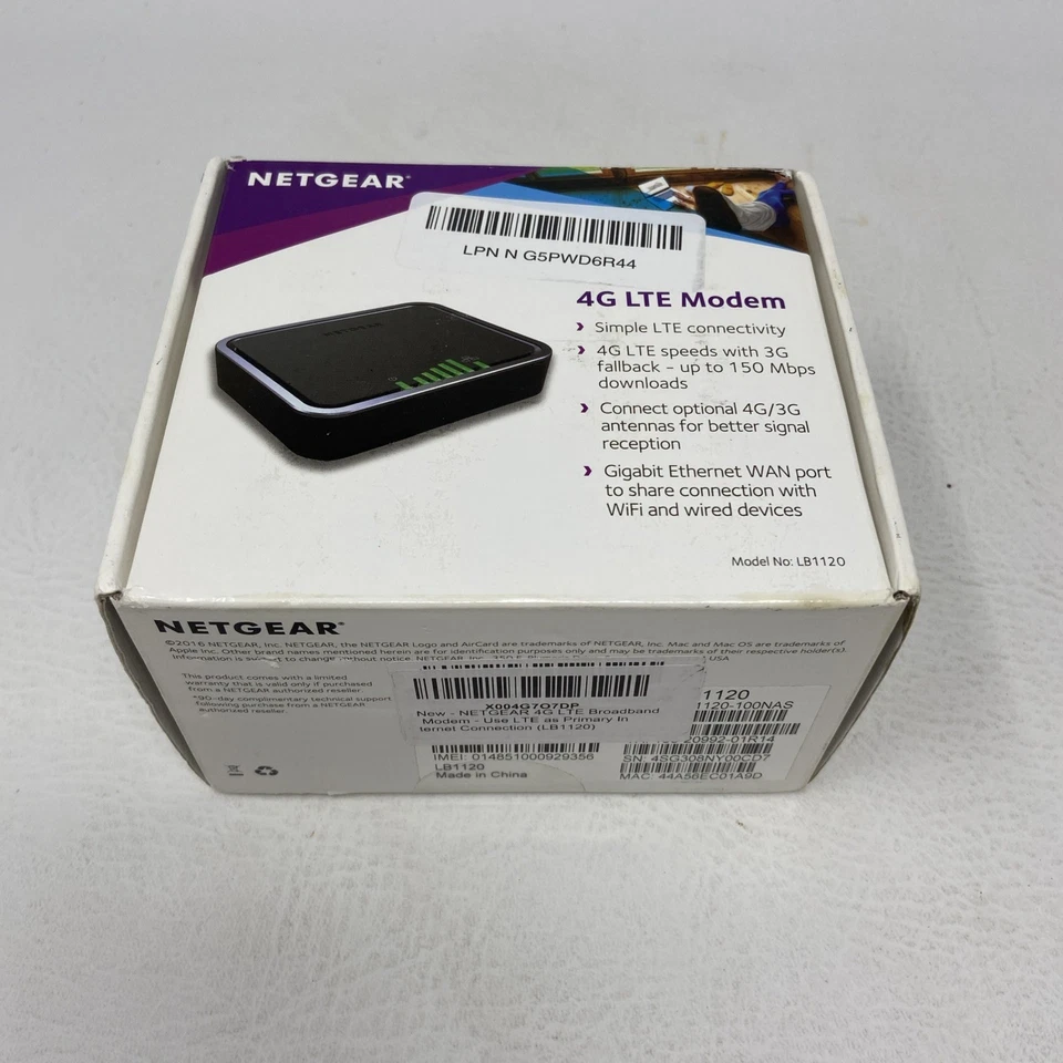 NETGEAR LB1120 4G LTE Broadband Modem - Image 1 of 4