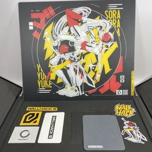 WALLHACK SP-004 Arcade Twins Limited Edition Glass Mouse Pad Used from Japan - Picture 1 of 14