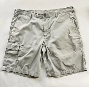Pantalones cortos para hombre Columbia Sportswear Company de carga frontal plano gris talla 38 - Imagen 1 de 17