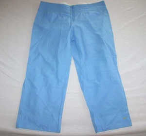 Nike Cropped Dress Pant Golf Womens L 12 14 XL NEW Blue - Picture 1 of 4