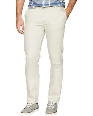 Dockers L76626 Grey Signature Lux Cotton Slim Fit Stretch Khaki Pants Size 29x30 - Image 1 of 4