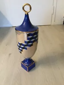 Jonathan Adler Deckel-Vase 48cm hoch, 16 cm breit. Wie neu NP über 1000 Euro - Bild 1 von 8