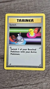 Switch Trainer 95/102 Base Set Common Pokemon TCG Vintage - Bild 1 von 3