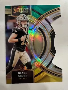 2023 Panini Select - Blake Grupe - Premier Die-Cut Green & Yellow Rookie #111 - Picture 1 of 2