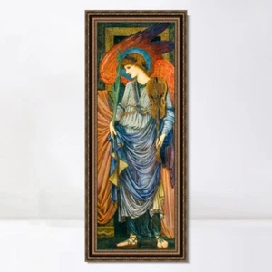 Framed Canvas Giclee Print Art Musical Angel, 1878-1896 by Edward Burne Jones - Picture 1 of 16