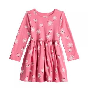 NEW Pink JUMPING BEANS Floral DRESS Flowers Size 2T NWT
