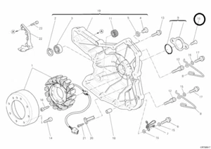 Vite coperchio fasatura Ducati Scrambler 800 Multistrada 1100 Monster 796 - Imagen 1 de 2