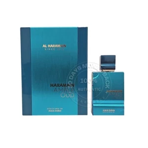 Al Haramain Amber Oud - Aqua Dubai Edition for Unisex - 2.53 oz Extrait De Parfu - Picture 1 of 7