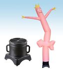 12' Inflatable Tube Man Pink Arrow Wacky Arm Advertising Banner Guy With Blower