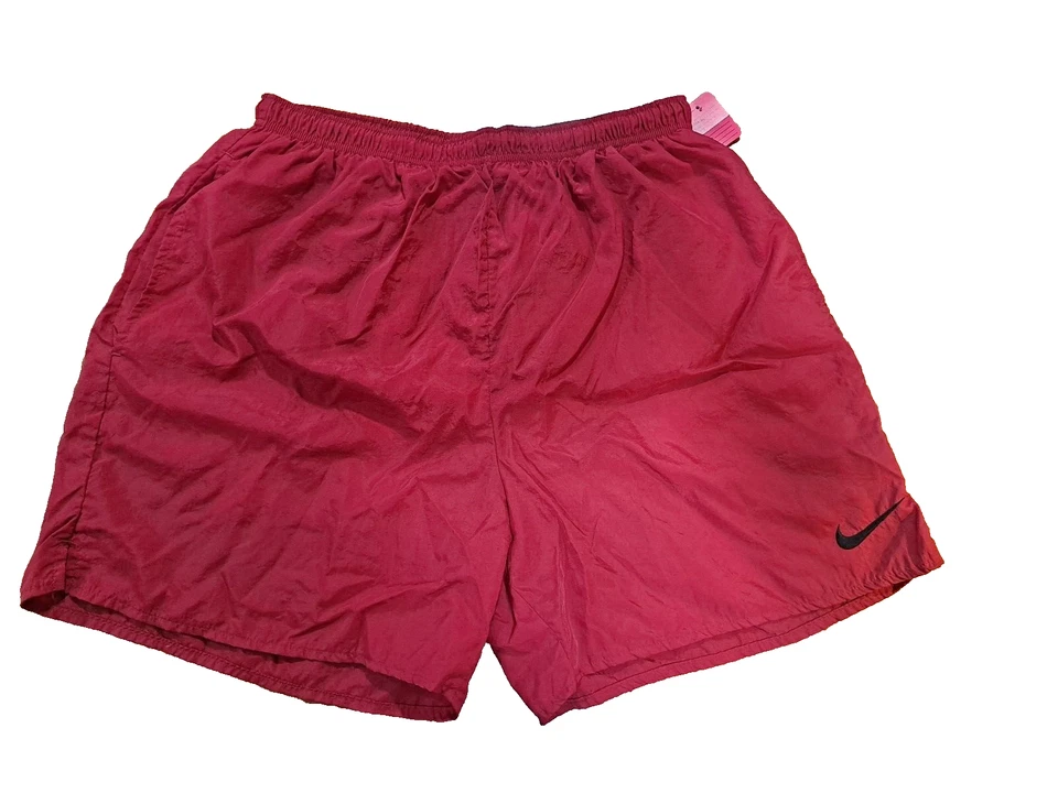 Traje de baño vintage Nike bañador corto pantalones cortos para hombre grandes 4" ins Big Swoosh  Foto 1 de 4