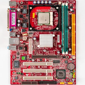 MSI P4MAM2-V Socket 478 MicroATX Motherboard DDR VIA P4M266A Windows 98 AGP 4x - Picture 1 of 7